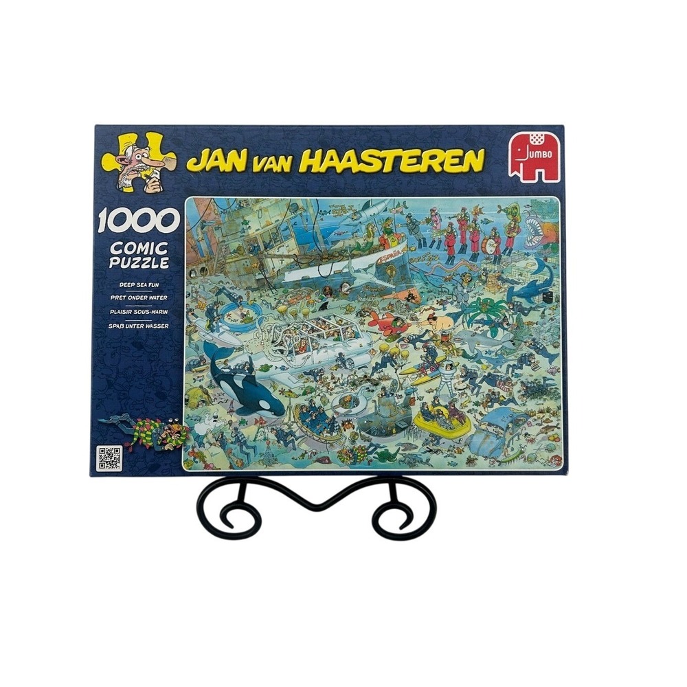 Jan van Haasteren Deep Sea Fun 1000 Piece Comic  Puzzle Jumbo 17273 COMPLETE